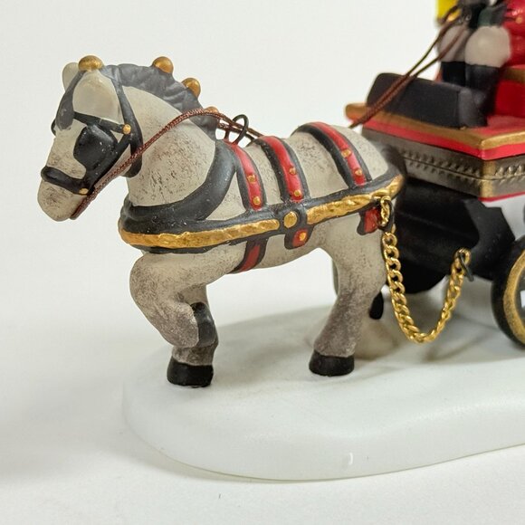 Dept 56 Royal Coach Trinket Box Hinged Horse Heritage Village 57501 Retired - Picture 7 of 10